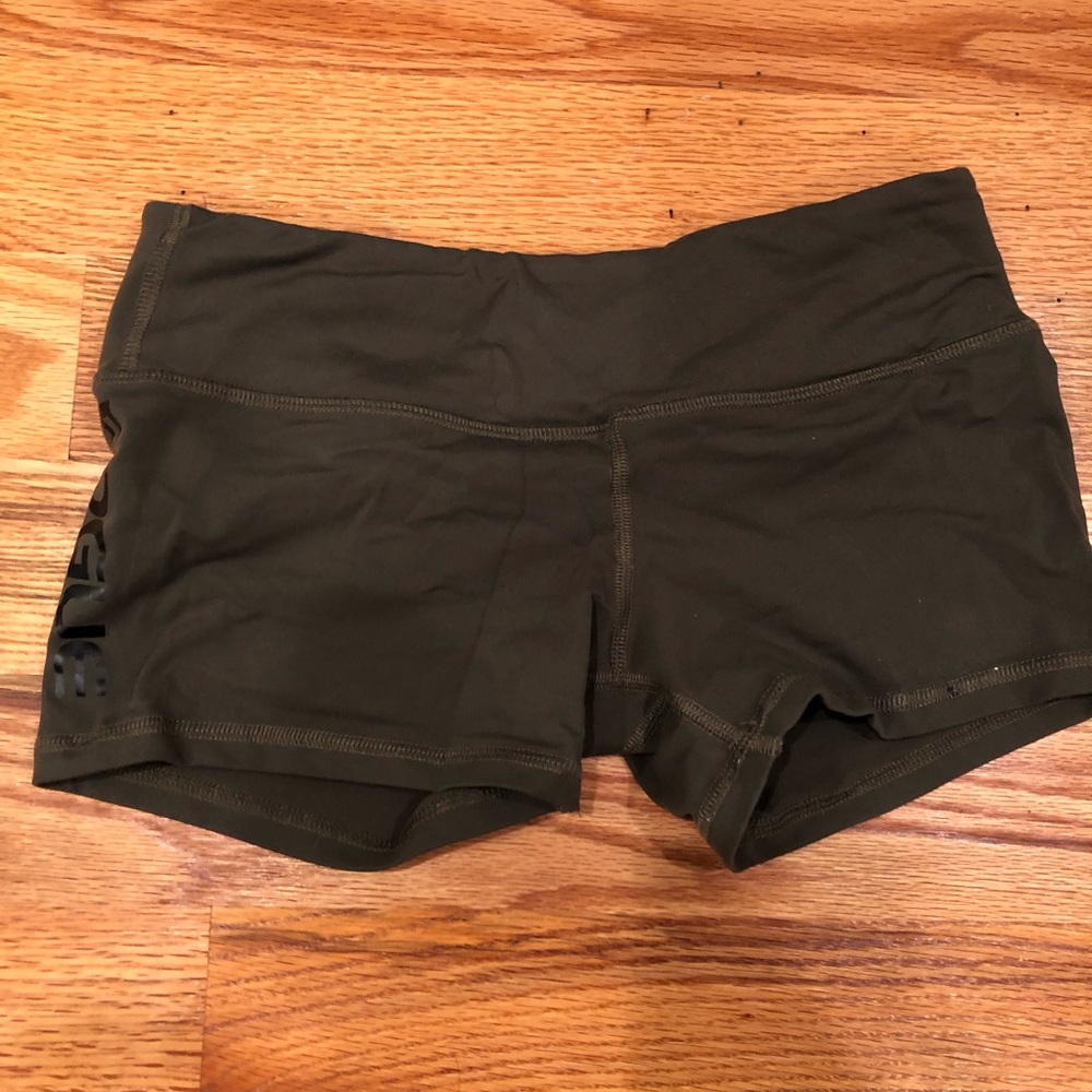 Dark green Rogue booty shorts